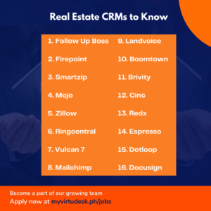 Real Estate CRMs for Virtual Assistants