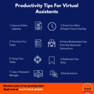 Productivity Tips For Virtual Assistant