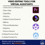 video editing tools list