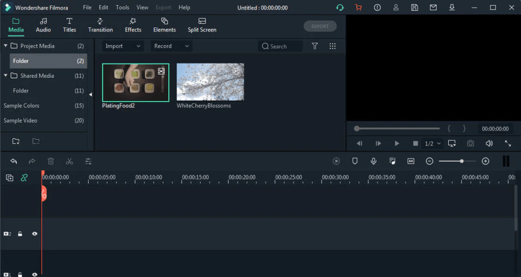 video editing tools filmora