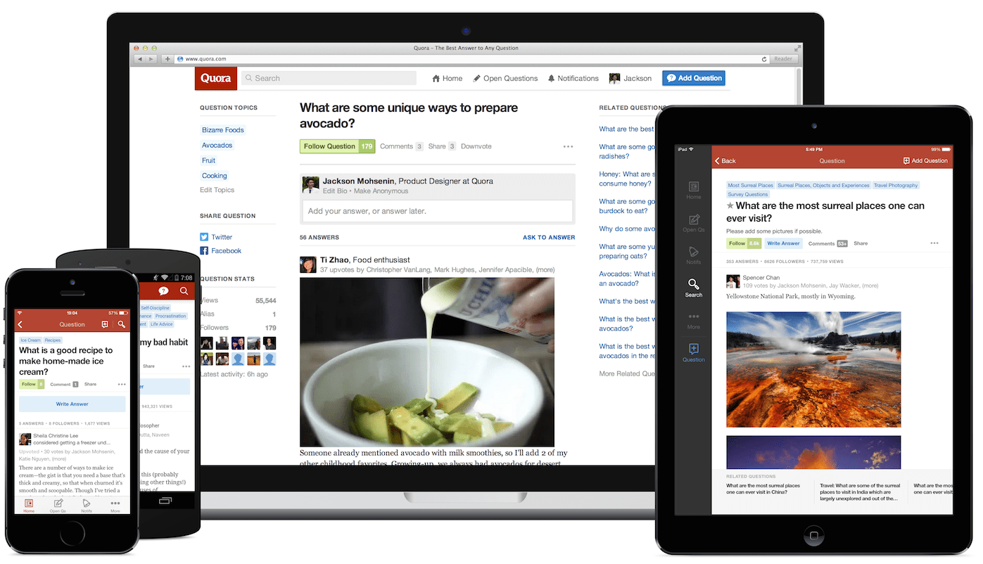social media platforms quora