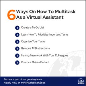 6 ways On How To Multitask As a Virtual Assistant