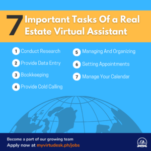 7 Important tasks of a real estate VA